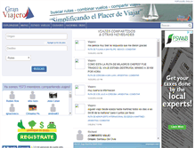 Tablet Screenshot of granviajero.com